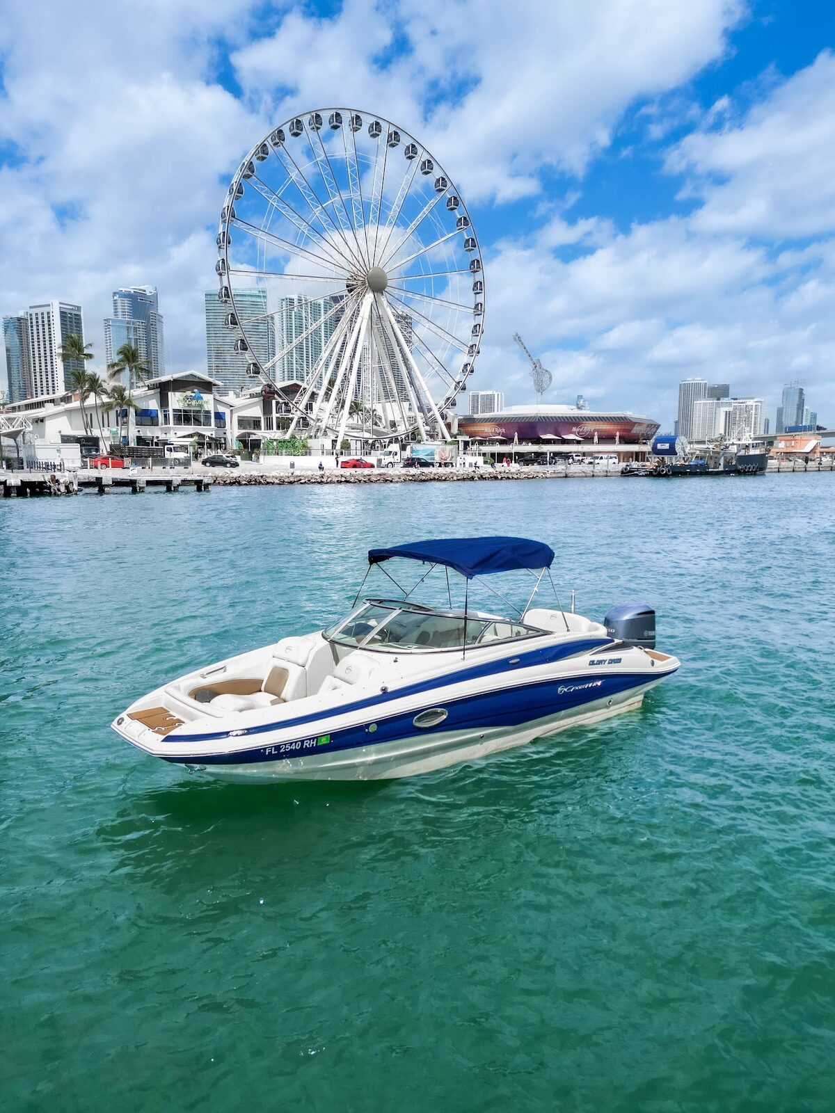 Crownline Eclipse E6 yacht charter Miami